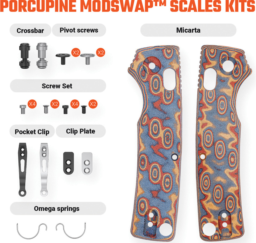 Vosteed Porcupine Modswap Scales Vosteed Porcupine ModSwap Scales