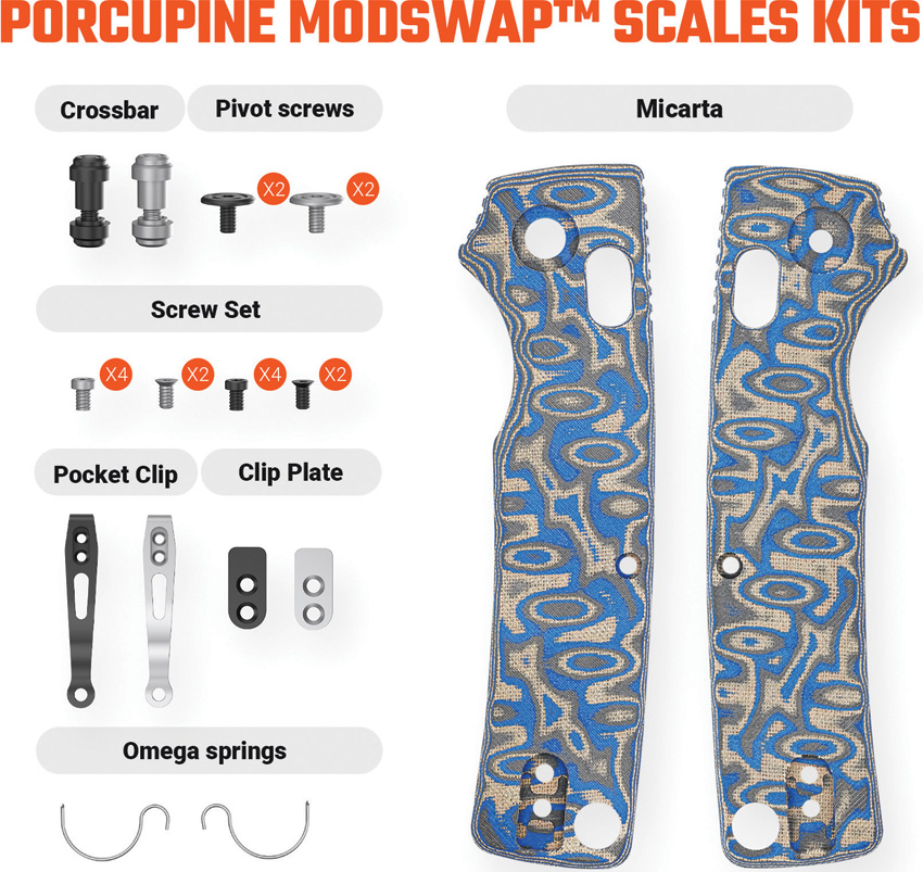 Vosteed Porcupine Modswap Scales Vosteed Porcupine ModSwap Scales