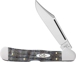 Case Cutlery Copperlock Blue Curley Oak