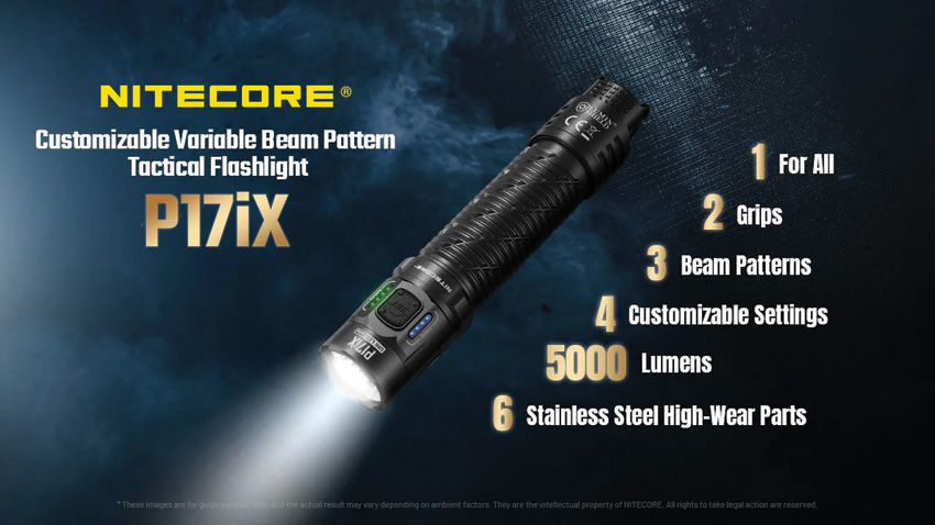 Nitecore P17Ix Tactical Flashlight Nitecore P17iX Tactical Flashlight