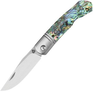 QSP Knife Heron Slip Joint Abalone (2.75″)
