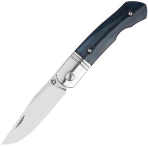 QSP Knife Heron Slip Joint Blue Bone (2.75″)