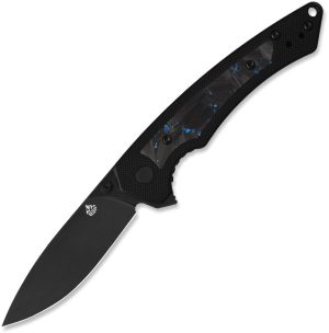 QSP Knife Peregrine Linerlock Blue CF (3″)