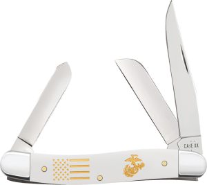 Case Cutlery USMC Stockman White