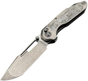 Ketuo Triad Button Linerlock Wht CF (3.13″)