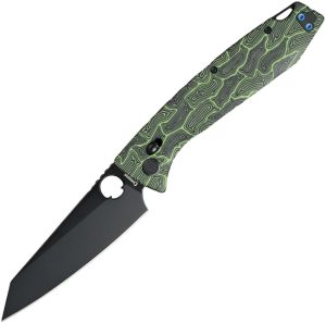 Daggerr Knives Alligator DH Crossbar Grn/Blk (4.25″)