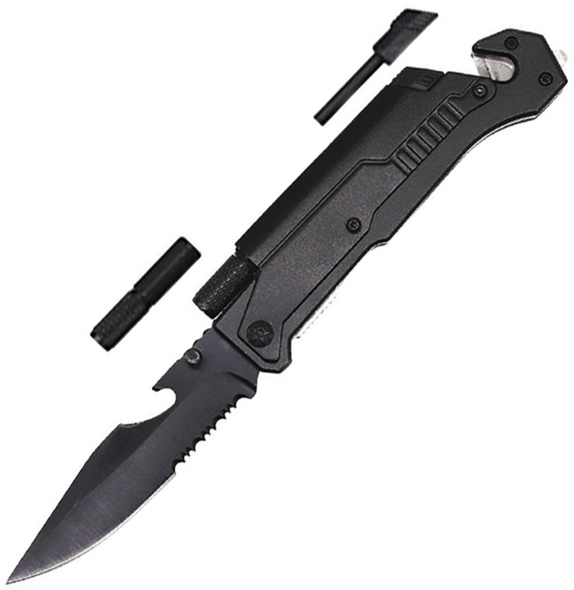 Elitedge Rescue Linerlock A/O Blk (3.25&Quot;) ElitEdge Rescue Linerlock A/O Blk (3.25")
