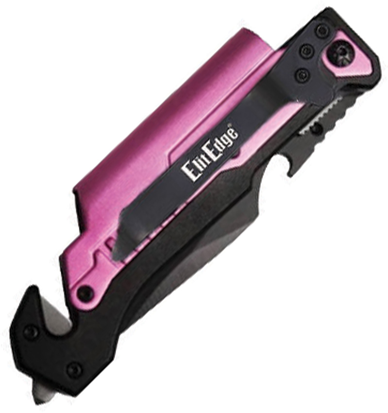 Elitedge Rescue Linerlock A/O Pink (3.25&Quot;) ElitEdge Rescue Linerlock A/O Pink (3.25")