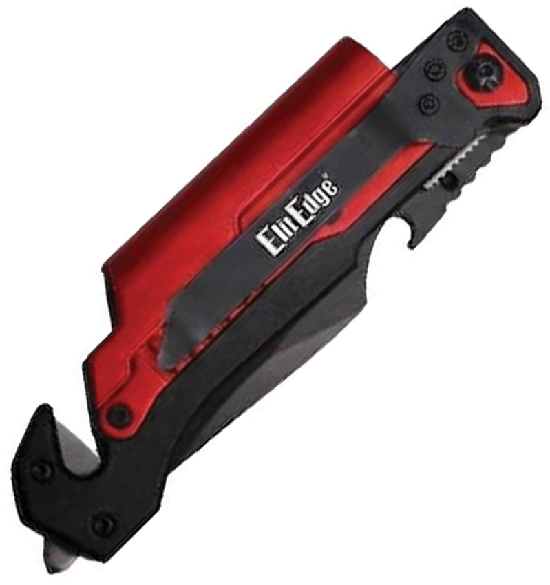 Elitedge Rescue Linerlock A/O Red (3.25&Quot;) ElitEdge Rescue Linerlock A/O Red (3.25")