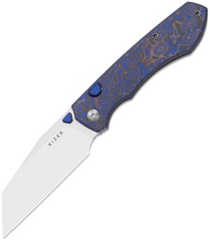 Kizer Cutlery Wharning Button Linerlock Mic (3.38″)