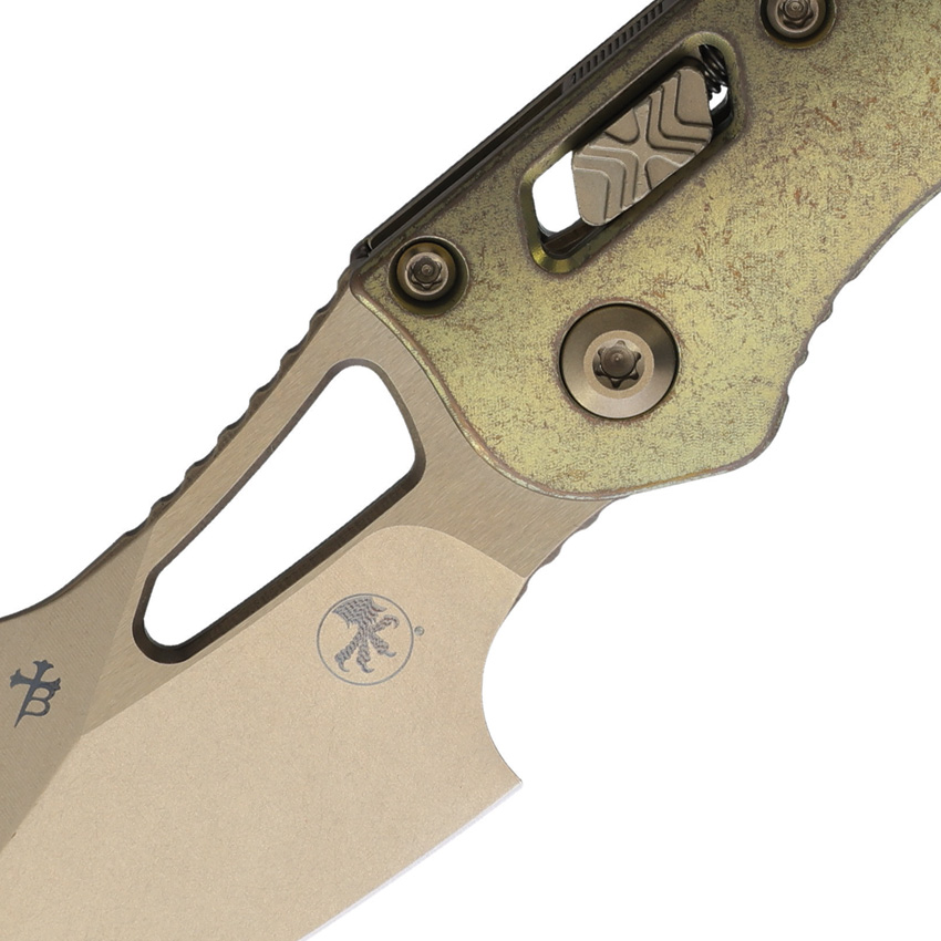 Microtech Mstitch Ram-Lok Marfionegold (3&Quot;) Microtech MStitch Ram-Lok MarfioneGold (3")