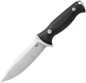 MKM-Maniago Knife Makers Delta Fixed Blade Black (4.75″)