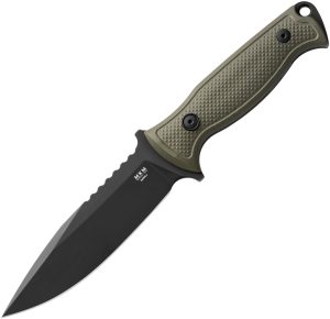 MKM-Maniago Knife Makers Delta Fixed Blade OD Green (4.75″)