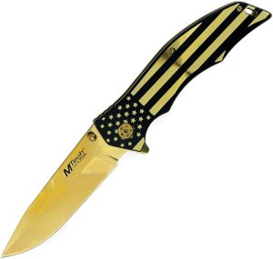Mtech Flag Framelock Gold (3.75″)