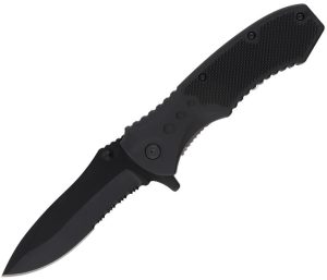 S-TEC Linerlock A/O Black (3.63″)