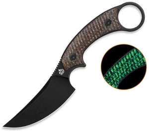QSP Knife Baby Viper GID Brown Burlap (3.25″)